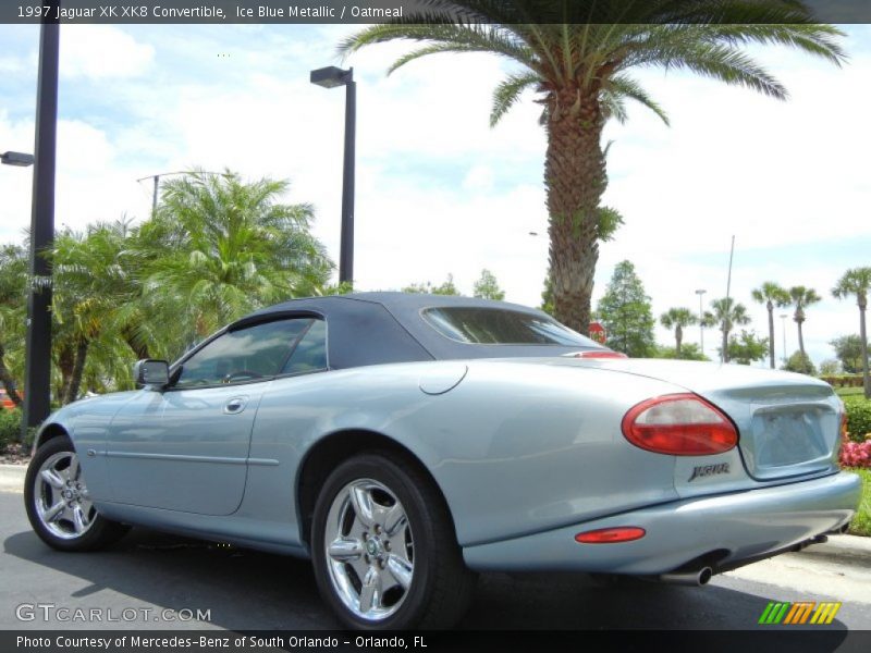 Ice Blue Metallic / Oatmeal 1997 Jaguar XK XK8 Convertible