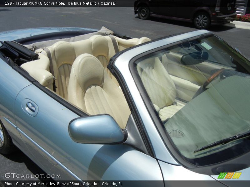 Ice Blue Metallic / Oatmeal 1997 Jaguar XK XK8 Convertible