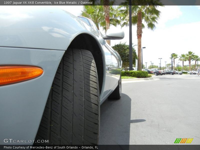 Ice Blue Metallic / Oatmeal 1997 Jaguar XK XK8 Convertible