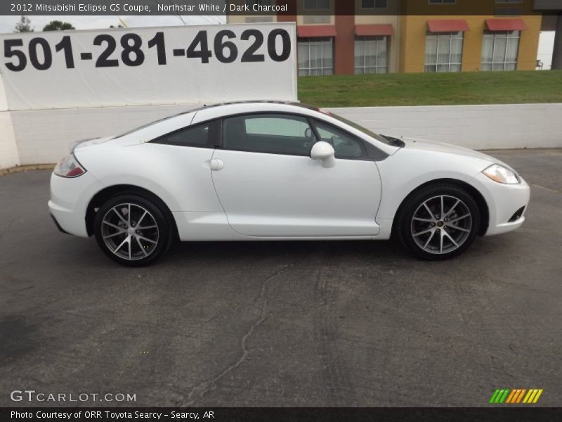Northstar White / Dark Charcoal 2012 Mitsubishi Eclipse GS Coupe