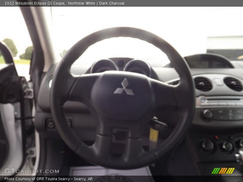 Northstar White / Dark Charcoal 2012 Mitsubishi Eclipse GS Coupe