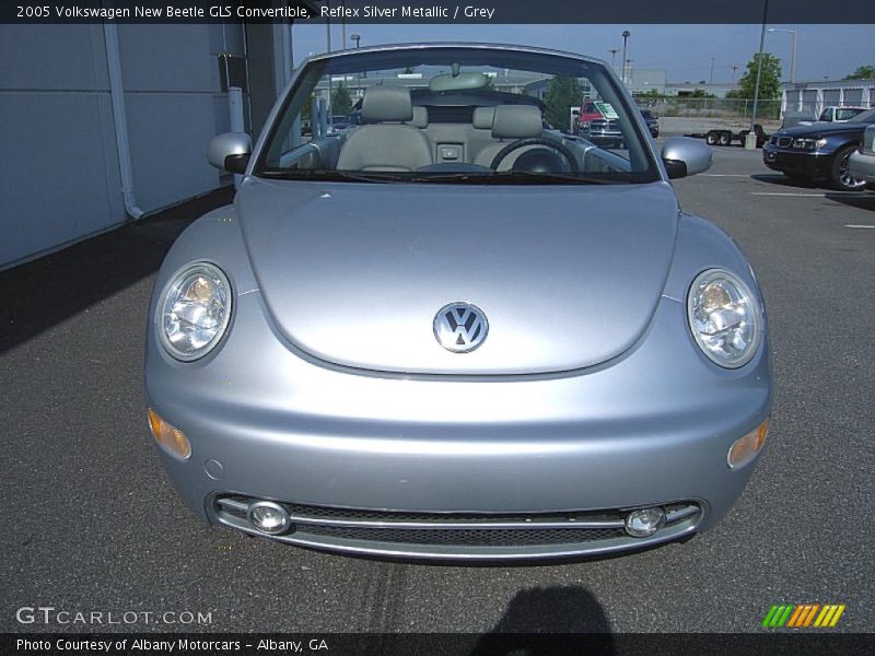 Reflex Silver Metallic / Grey 2005 Volkswagen New Beetle GLS Convertible