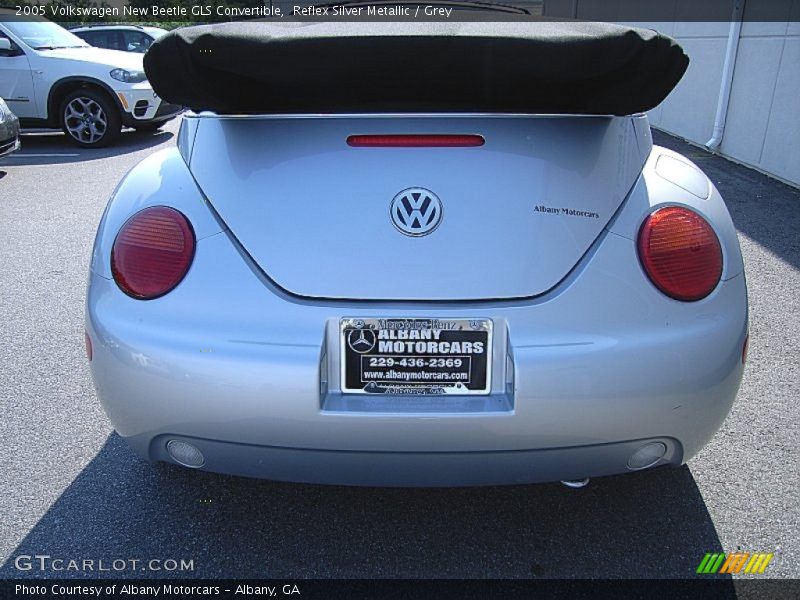 Reflex Silver Metallic / Grey 2005 Volkswagen New Beetle GLS Convertible