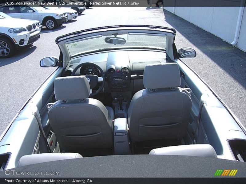 Reflex Silver Metallic / Grey 2005 Volkswagen New Beetle GLS Convertible