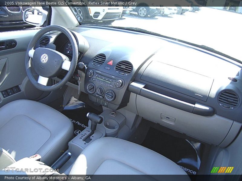 Reflex Silver Metallic / Grey 2005 Volkswagen New Beetle GLS Convertible