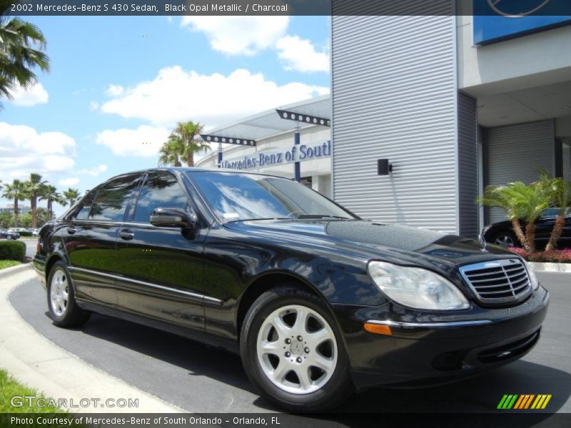 Black Opal Metallic / Charcoal 2002 Mercedes-Benz S 430 Sedan
