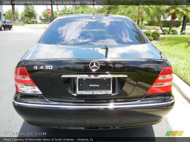 Black Opal Metallic / Charcoal 2002 Mercedes-Benz S 430 Sedan