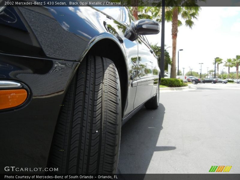 Black Opal Metallic / Charcoal 2002 Mercedes-Benz S 430 Sedan