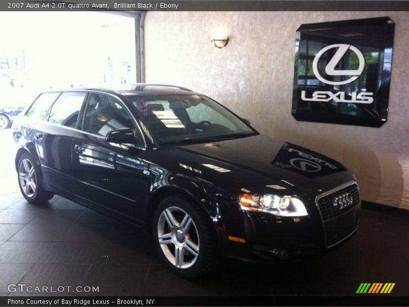 Brilliant Black / Ebony 2007 Audi A4 2.0T quattro Avant