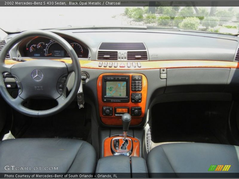 Black Opal Metallic / Charcoal 2002 Mercedes-Benz S 430 Sedan