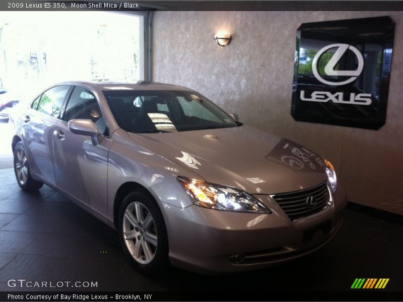 Moon Shell Mica / Black 2009 Lexus ES 350