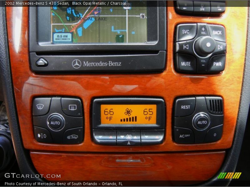 Black Opal Metallic / Charcoal 2002 Mercedes-Benz S 430 Sedan