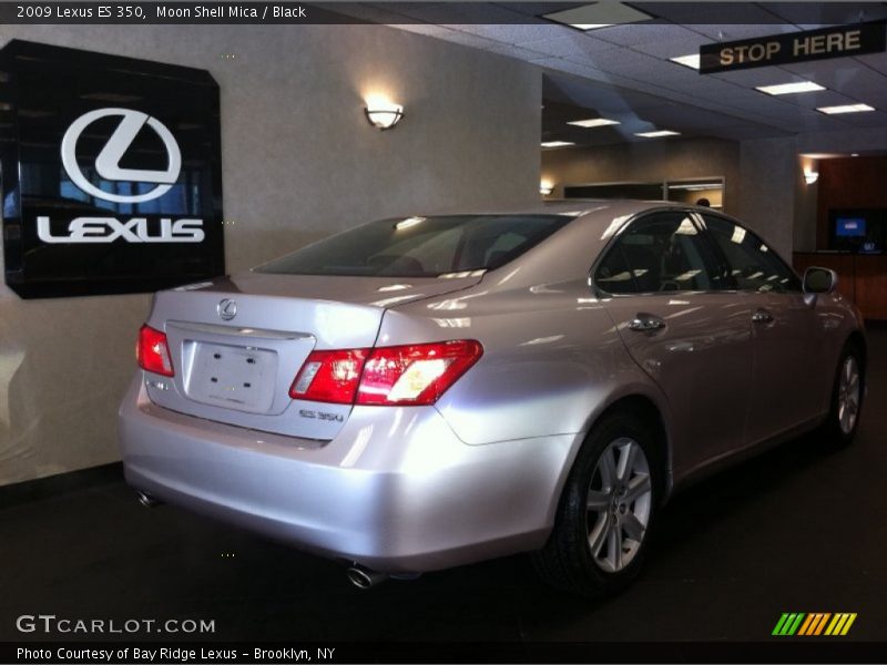 Moon Shell Mica / Black 2009 Lexus ES 350
