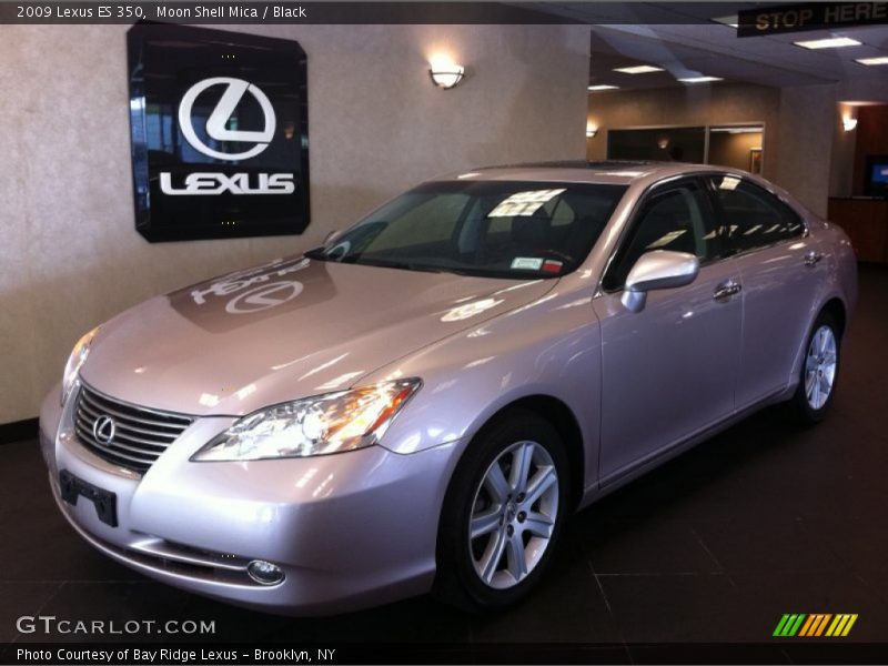 Moon Shell Mica / Black 2009 Lexus ES 350