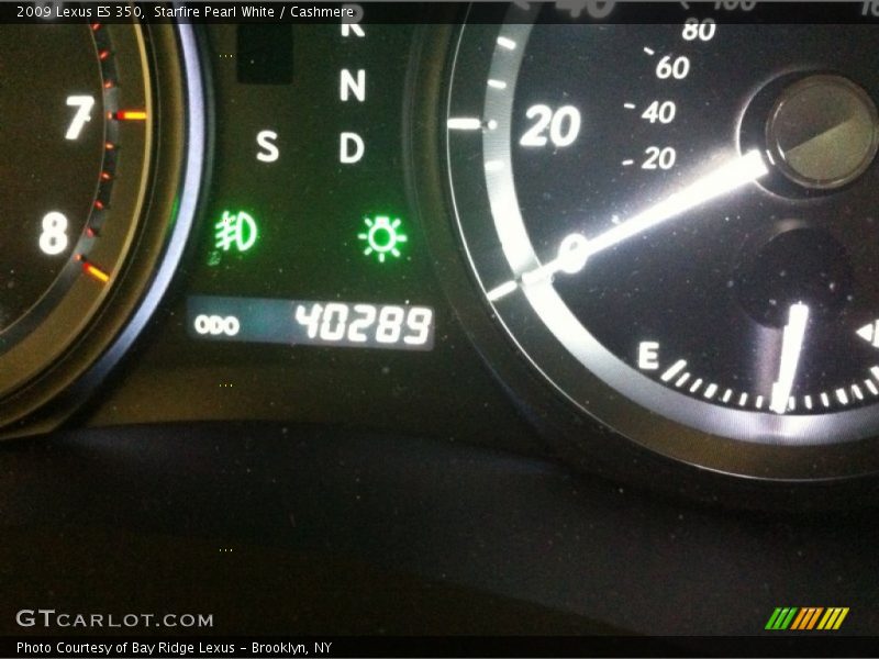 Starfire Pearl White / Cashmere 2009 Lexus ES 350