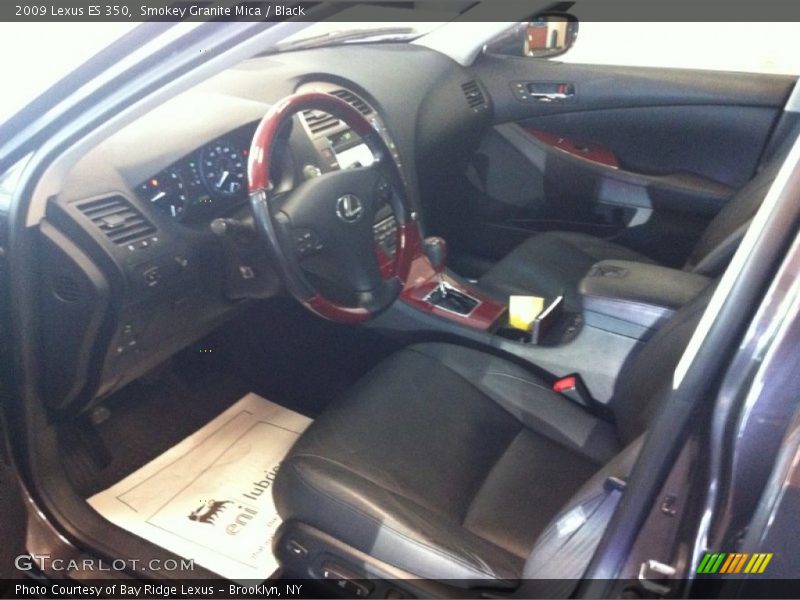 Smokey Granite Mica / Black 2009 Lexus ES 350