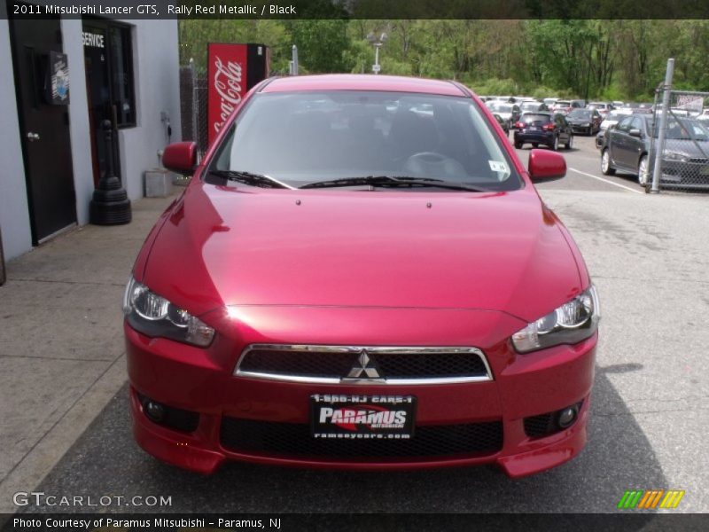 Rally Red Metallic / Black 2011 Mitsubishi Lancer GTS