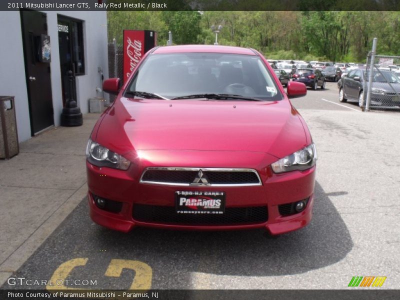 Rally Red Metallic / Black 2011 Mitsubishi Lancer GTS
