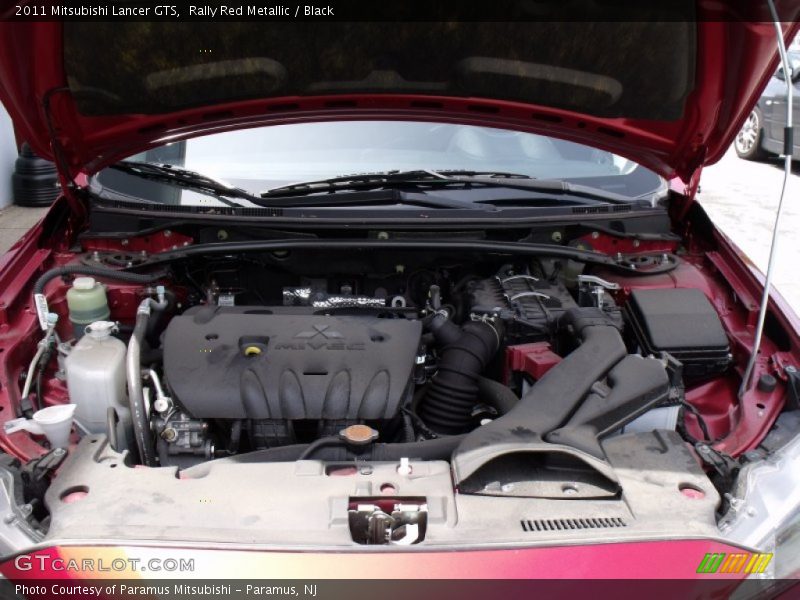 Rally Red Metallic / Black 2011 Mitsubishi Lancer GTS