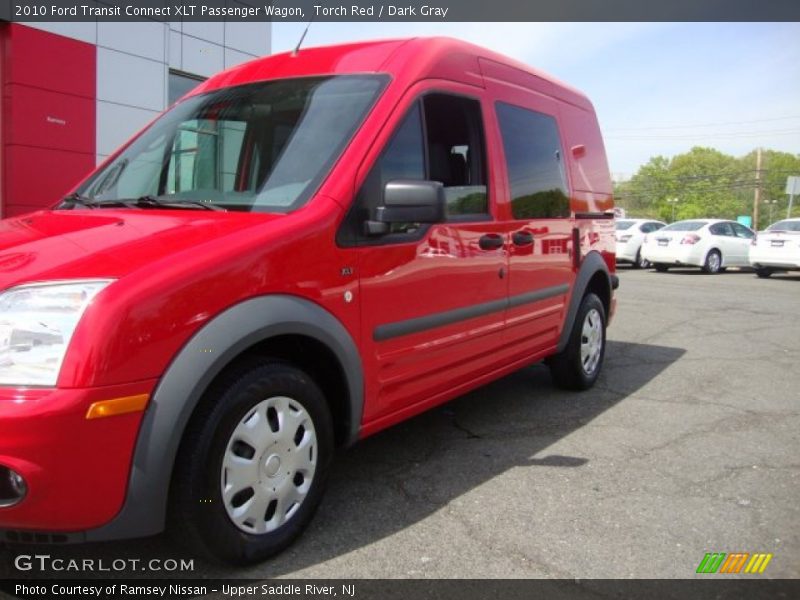 Torch Red / Dark Gray 2010 Ford Transit Connect XLT Passenger Wagon