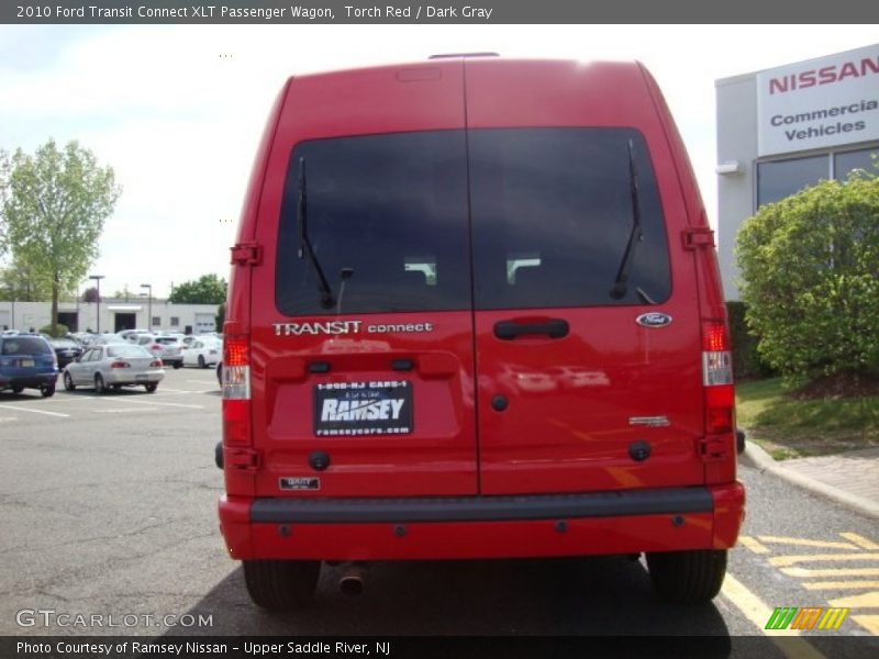 Torch Red / Dark Gray 2010 Ford Transit Connect XLT Passenger Wagon