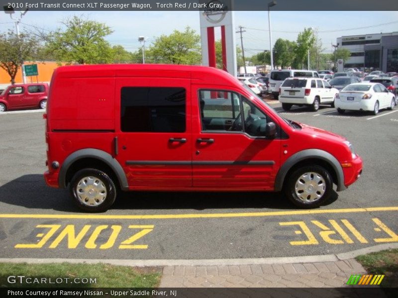 Torch Red / Dark Gray 2010 Ford Transit Connect XLT Passenger Wagon