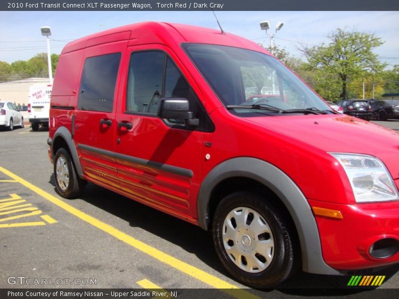 Torch Red / Dark Gray 2010 Ford Transit Connect XLT Passenger Wagon