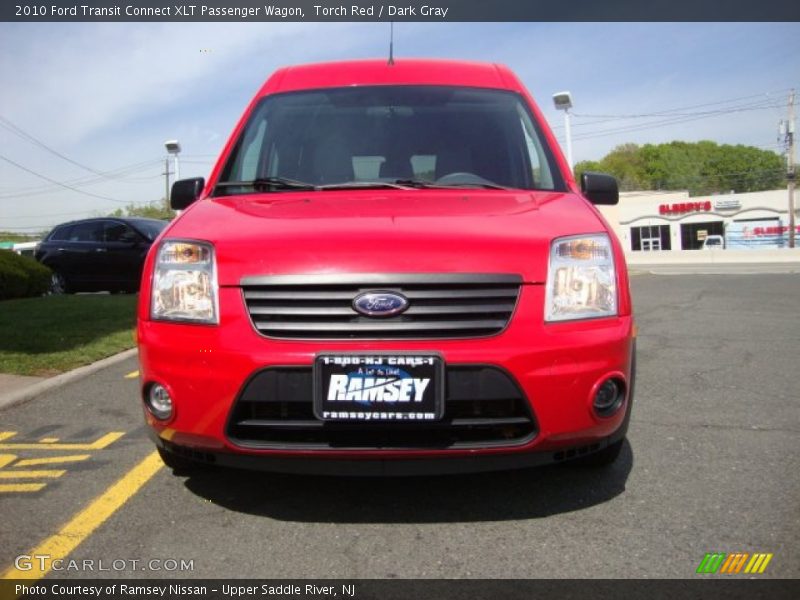 Torch Red / Dark Gray 2010 Ford Transit Connect XLT Passenger Wagon
