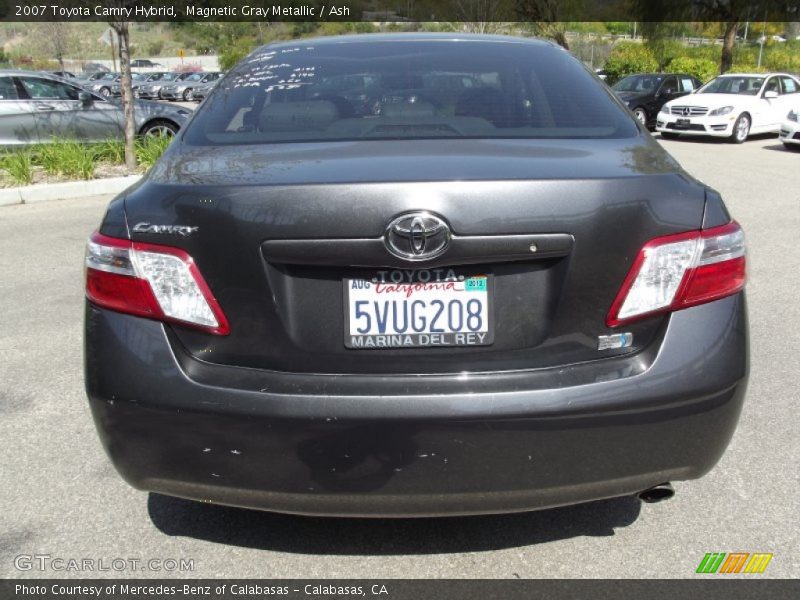 Magnetic Gray Metallic / Ash 2007 Toyota Camry Hybrid