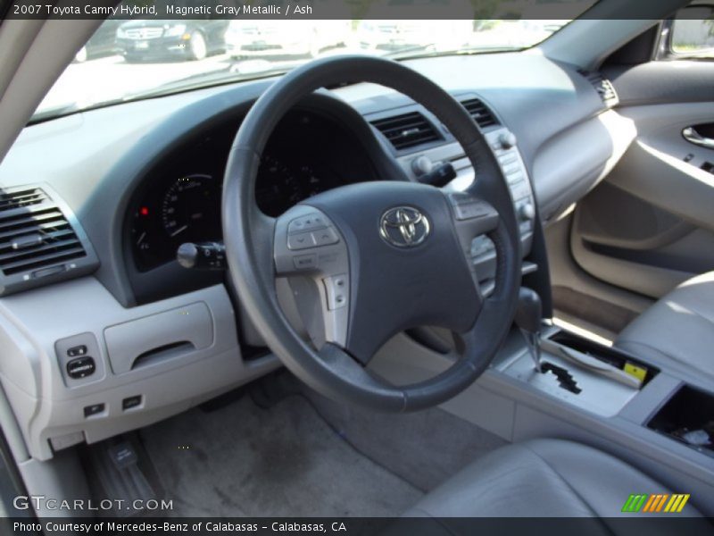 Magnetic Gray Metallic / Ash 2007 Toyota Camry Hybrid