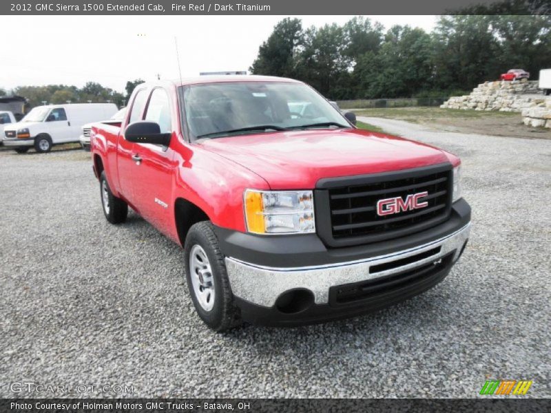 Fire Red / Dark Titanium 2012 GMC Sierra 1500 Extended Cab