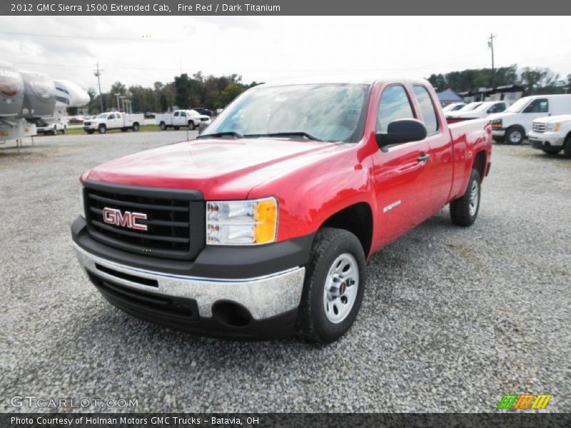 Fire Red / Dark Titanium 2012 GMC Sierra 1500 Extended Cab