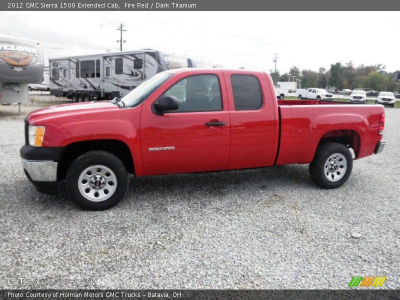 Fire Red / Dark Titanium 2012 GMC Sierra 1500 Extended Cab
