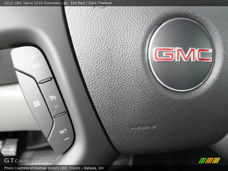Fire Red / Dark Titanium 2012 GMC Sierra 1500 Extended Cab