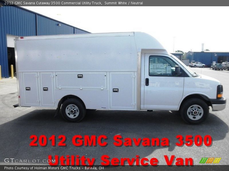 Summit White / Neutral 2012 GMC Savana Cutaway 3500 Commercial Utility Truck