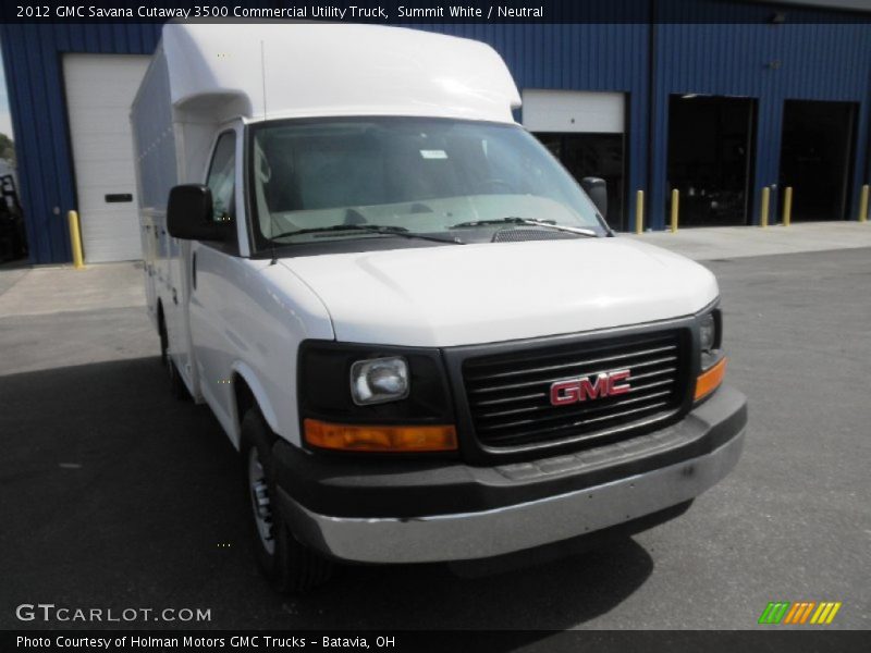Summit White / Neutral 2012 GMC Savana Cutaway 3500 Commercial Utility Truck