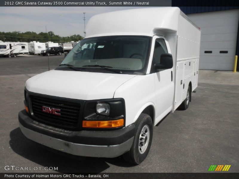 Summit White / Neutral 2012 GMC Savana Cutaway 3500 Commercial Utility Truck