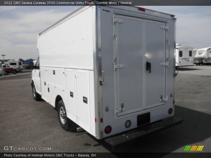 Summit White / Neutral 2012 GMC Savana Cutaway 3500 Commercial Utility Truck