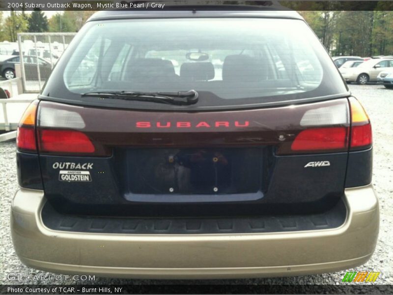 Mystic Blue Pearl / Gray 2004 Subaru Outback Wagon