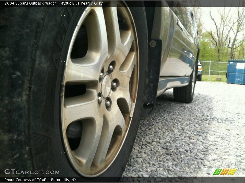 Mystic Blue Pearl / Gray 2004 Subaru Outback Wagon