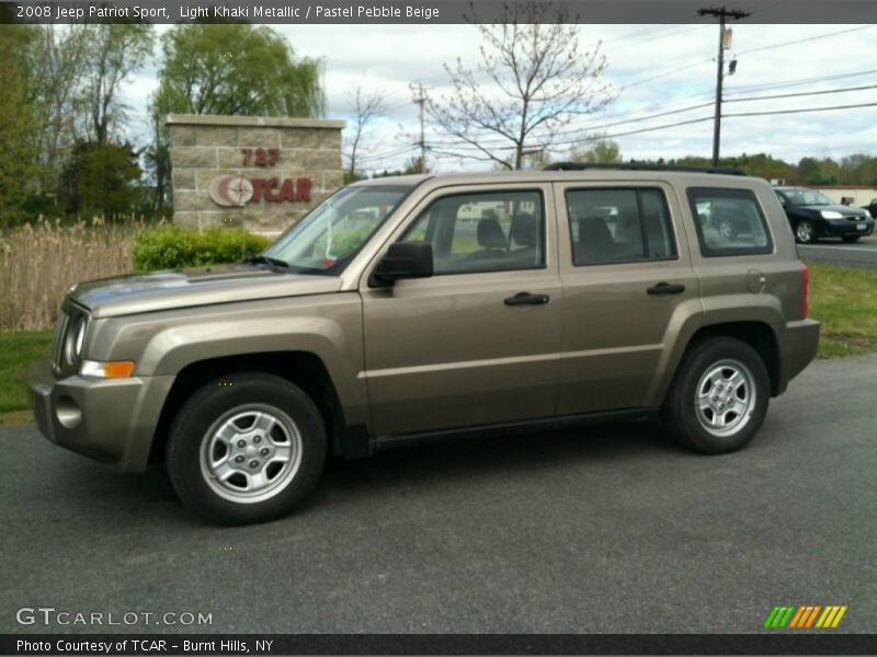Light Khaki Metallic / Pastel Pebble Beige 2008 Jeep Patriot Sport