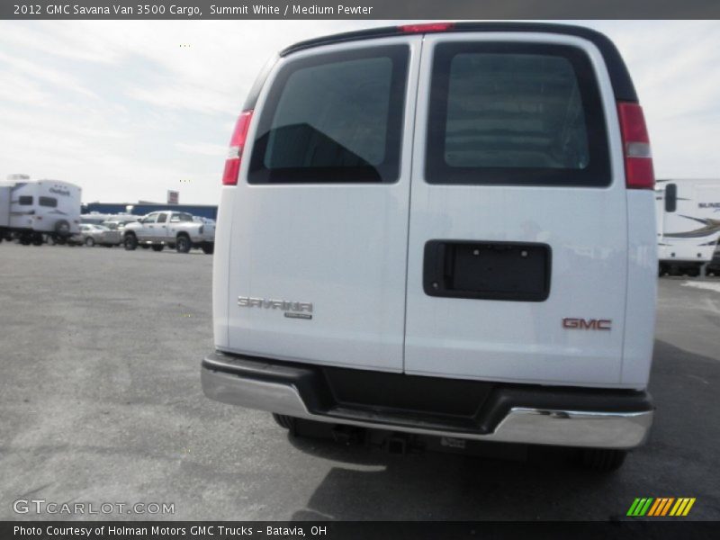 Summit White / Medium Pewter 2012 GMC Savana Van 3500 Cargo