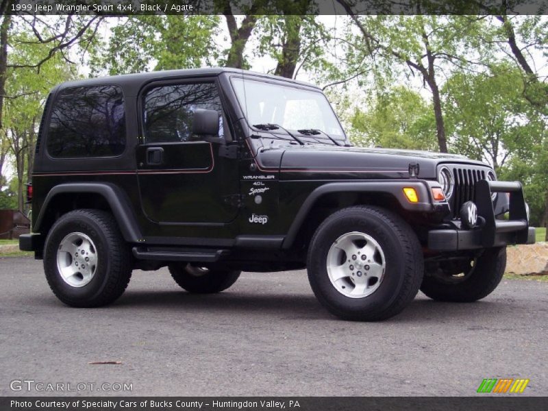 Black / Agate 1999 Jeep Wrangler Sport 4x4