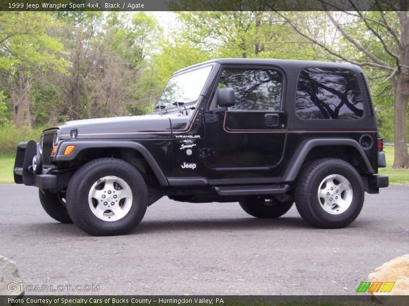 Black / Agate 1999 Jeep Wrangler Sport 4x4