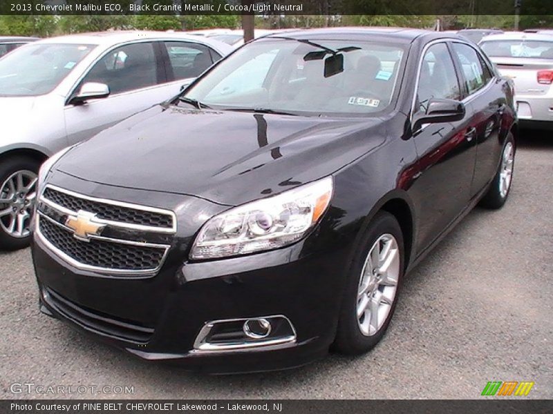 Black Granite Metallic / Cocoa/Light Neutral 2013 Chevrolet Malibu ECO