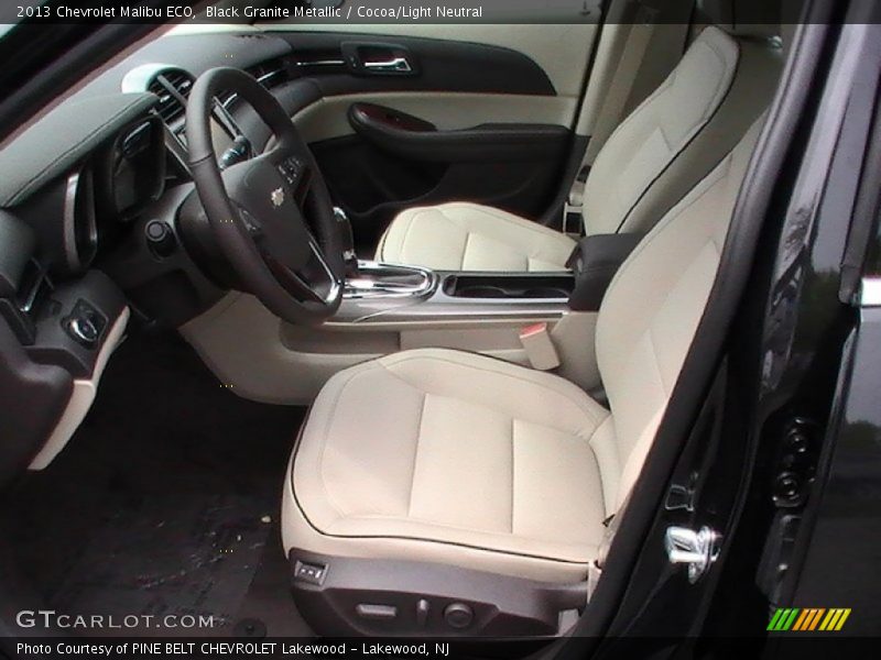 Black Granite Metallic / Cocoa/Light Neutral 2013 Chevrolet Malibu ECO