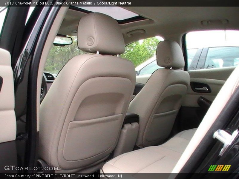 Black Granite Metallic / Cocoa/Light Neutral 2013 Chevrolet Malibu ECO