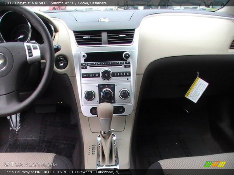 Summit White / Cocoa/Cashmere 2012 Chevrolet Malibu LS