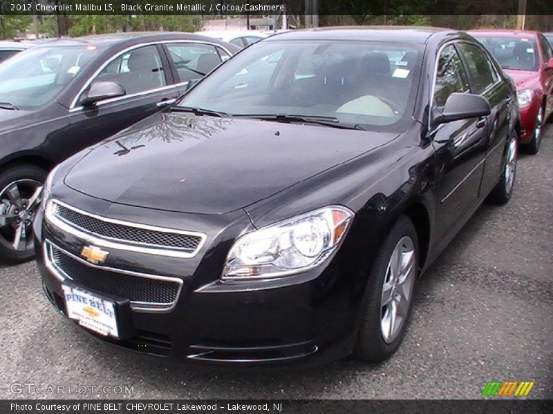 Black Granite Metallic / Cocoa/Cashmere 2012 Chevrolet Malibu LS