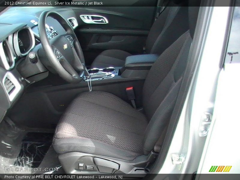 Silver Ice Metallic / Jet Black 2012 Chevrolet Equinox LS
